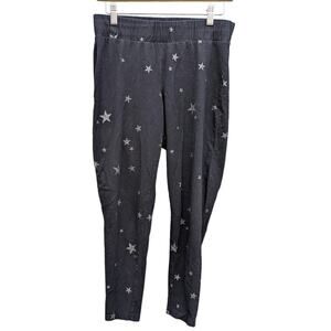 Black Silver Stars Leggings Witch Goth Party Celestial New Years Torrid 1X Gym